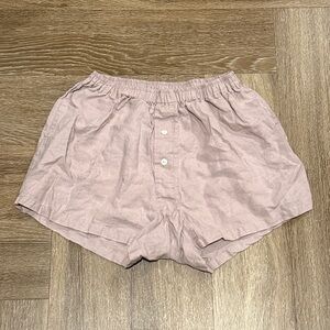 Deiji Studios Linen Boxer Shorts